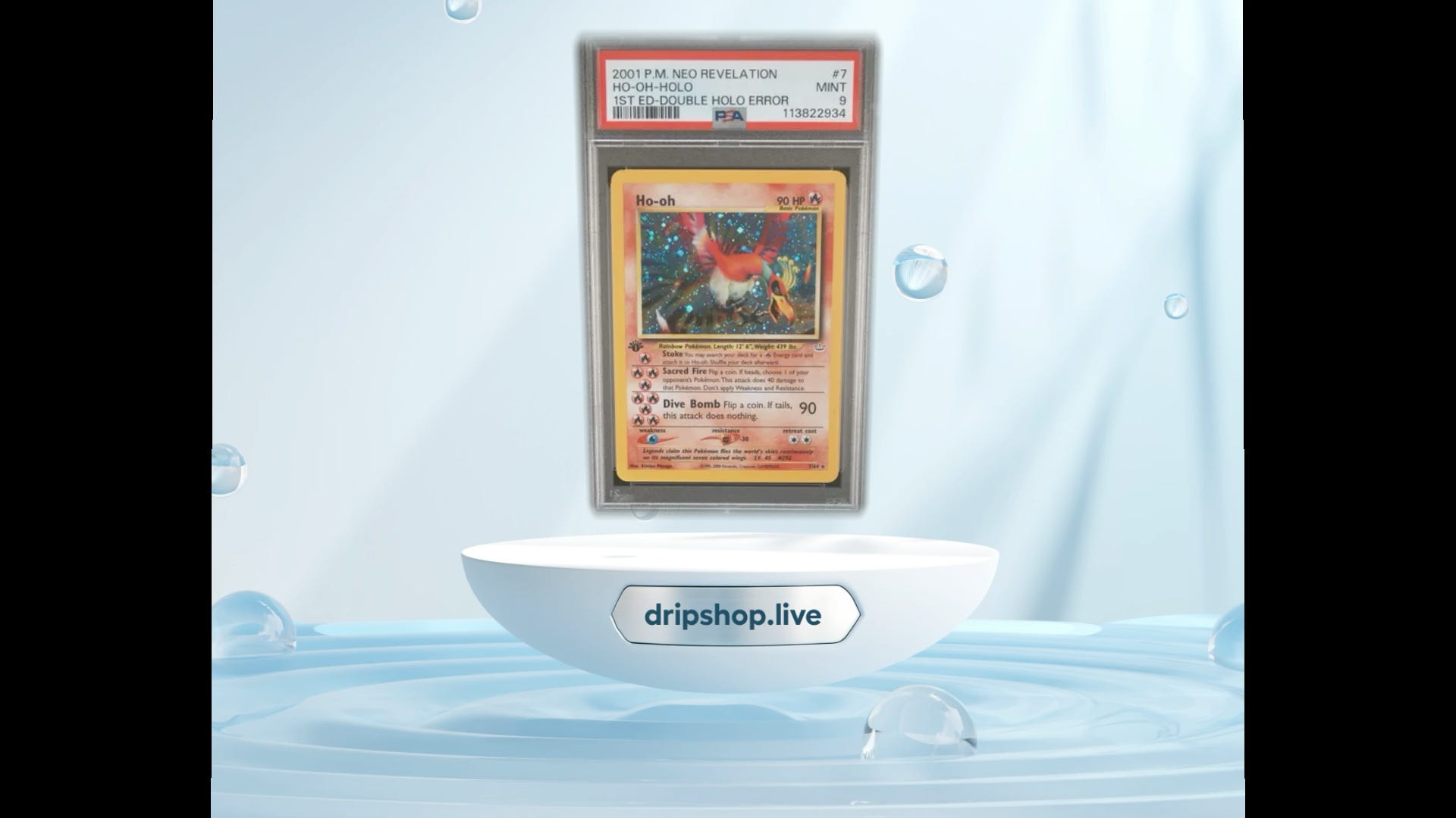 Close-up of pristine PSA 10 graded Charizard Pokémon card being scanned for tokenization on TCGOnChain platform, showcasing RWA process for crypto trading