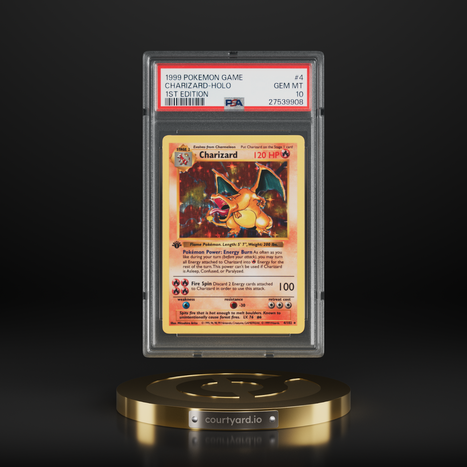 Courtyard platform Pokémon card NFT redemption