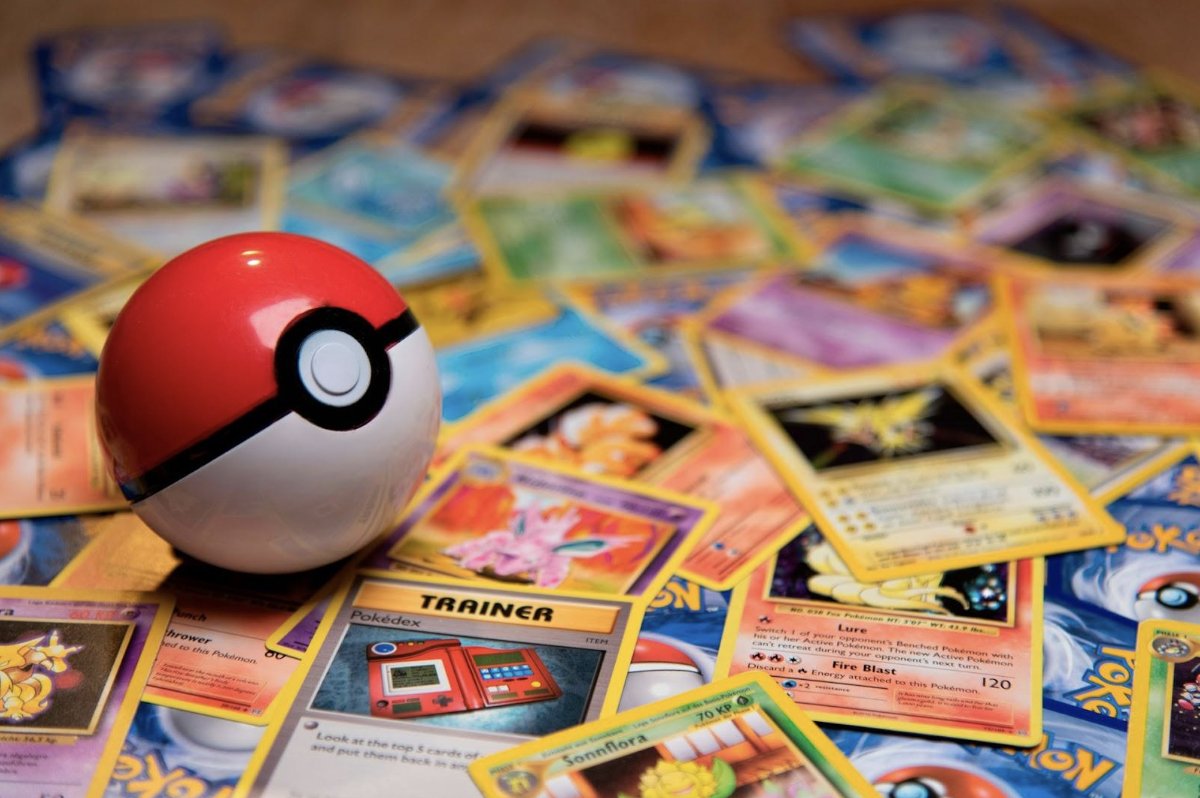 instant Pokémon card trade blockchain
