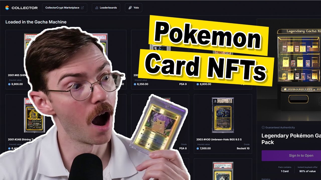 Pokémon NFT trading on Courtyard platform