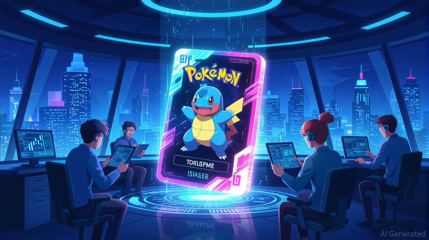 Pokémon card asset tokenization diagram
